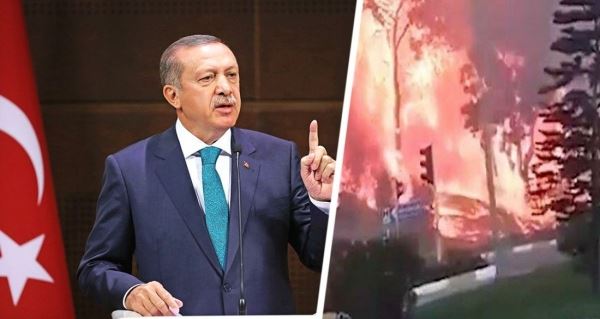 Это диверсия: Эрдоган объявил курорты Турции зоной бедствия