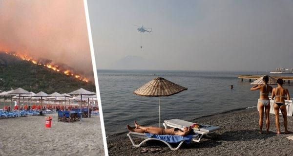 На курортах распространяется паника: пожары в Турции потушить не удалось, огонь перекинулся на Анталию и Аланию